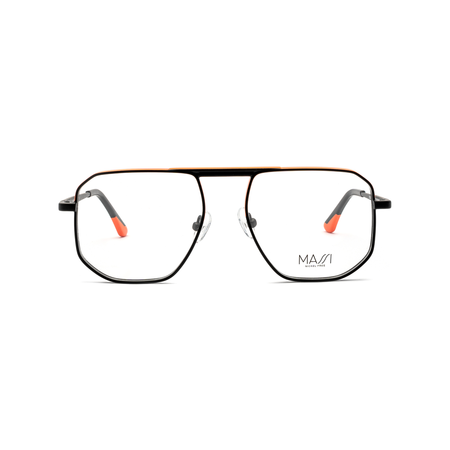 Okulary korekcyjne Massi Eyewear TEEN 17 BLACK ORANGE